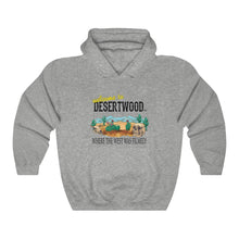 Load image into Gallery viewer, Welcome to DESERTWOOD Unisex Heavy Blend™ Hooded Pullover Sweatshirt
