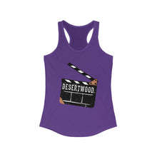 Load image into Gallery viewer, Desertwood Classic "Movie Slate" Racerback Tank (Sizes run smaller than usual)