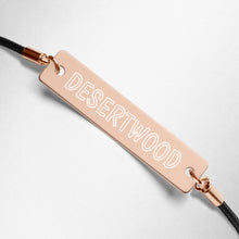 Load image into Gallery viewer, DESERTWOOD Engraved Bar String Bracelet