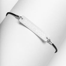 Load image into Gallery viewer, DESERTWOOD Engraved Bar String Bracelet