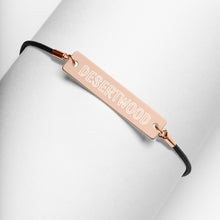 Load image into Gallery viewer, DESERTWOOD Engraved Bar String Bracelet