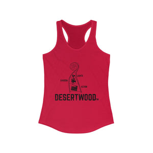 Desertwood Classic "Lights, Camera, Action!" Racerback Tank (Sizes run smaller than usual)
