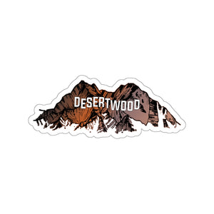 DESERTWOOD Sign sticker