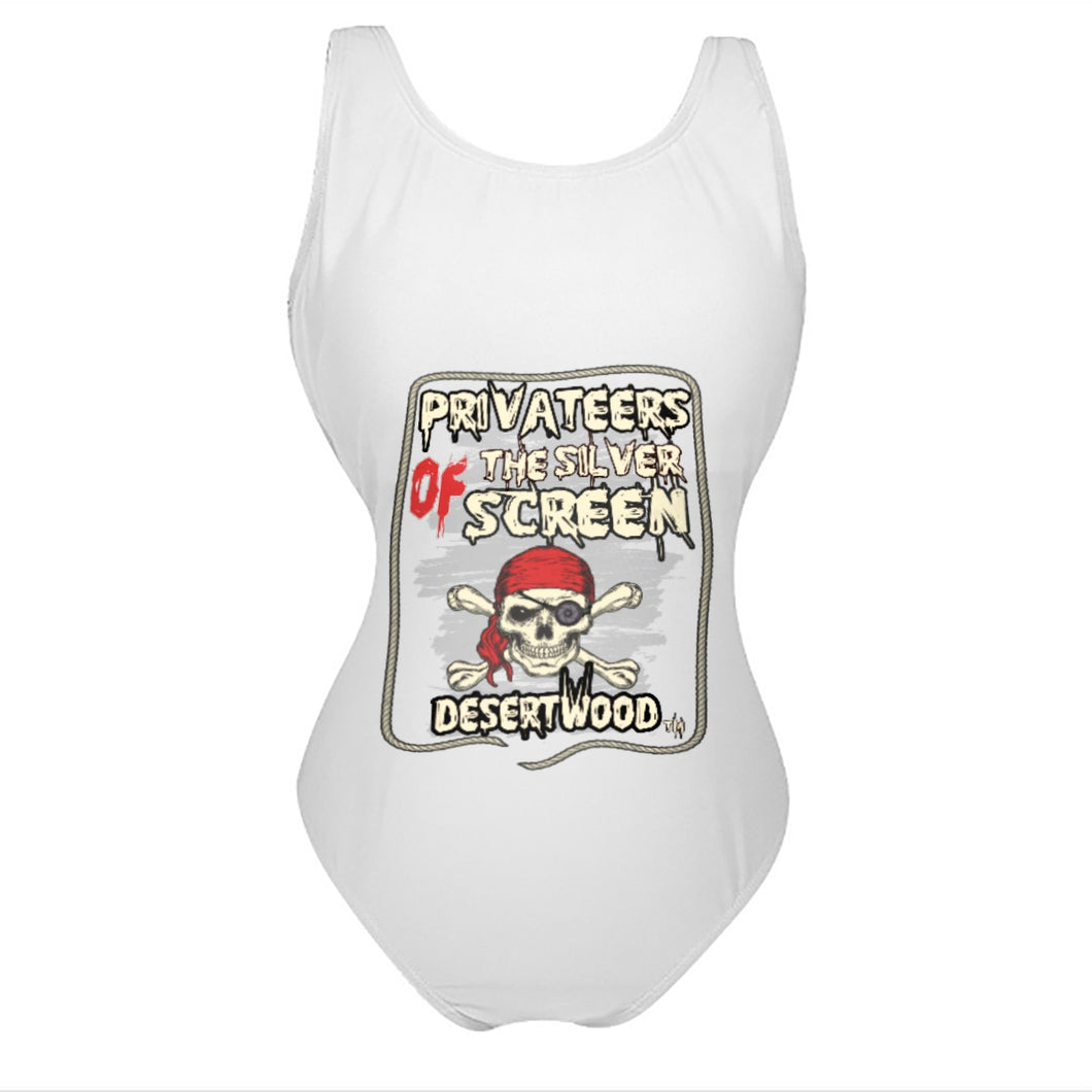 DESERTWOOD Privateers Of The Silver Screen Woman Vest One Piece Swimsuit