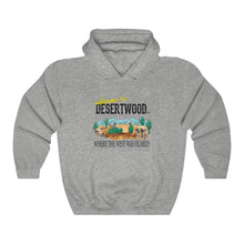 Load image into Gallery viewer, Welcome to DESERTWOOD Unisex Heavy Blend™ Hooded Pullover Sweatshirt
