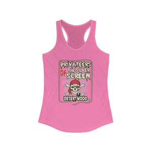 Desertwood Classic "Film Privateers" Racerback Tank (Sizes run smaller than usual)