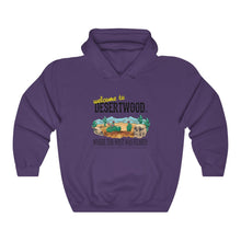 Load image into Gallery viewer, Welcome to DESERTWOOD Unisex Heavy Blend™ Hooded Pullover Sweatshirt
