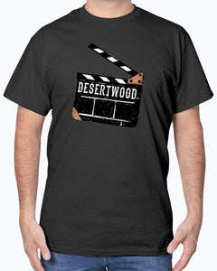 Desertwood Classic "Movie Slate" Gildan Cotton T-Shirt