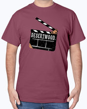 Load image into Gallery viewer, Desertwood Classic &quot;Movie Slate&quot; Gildan Cotton T-Shirt
