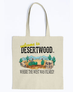 Desertwood Classic "Where The West Was Filmed" BAGedge Canvas Promo Tote