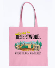 Load image into Gallery viewer, Desertwood Classic &quot;Where The West Was Filmed&quot; BAGedge Canvas Promo Tote
