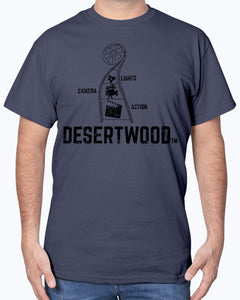 Desertwood Classic "Lights, Camera, Action!"Gildan Sign Cotton T-Shirt