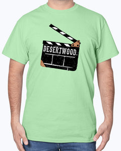Desertwood Classic "Movie Slate" Gildan Cotton T-Shirt